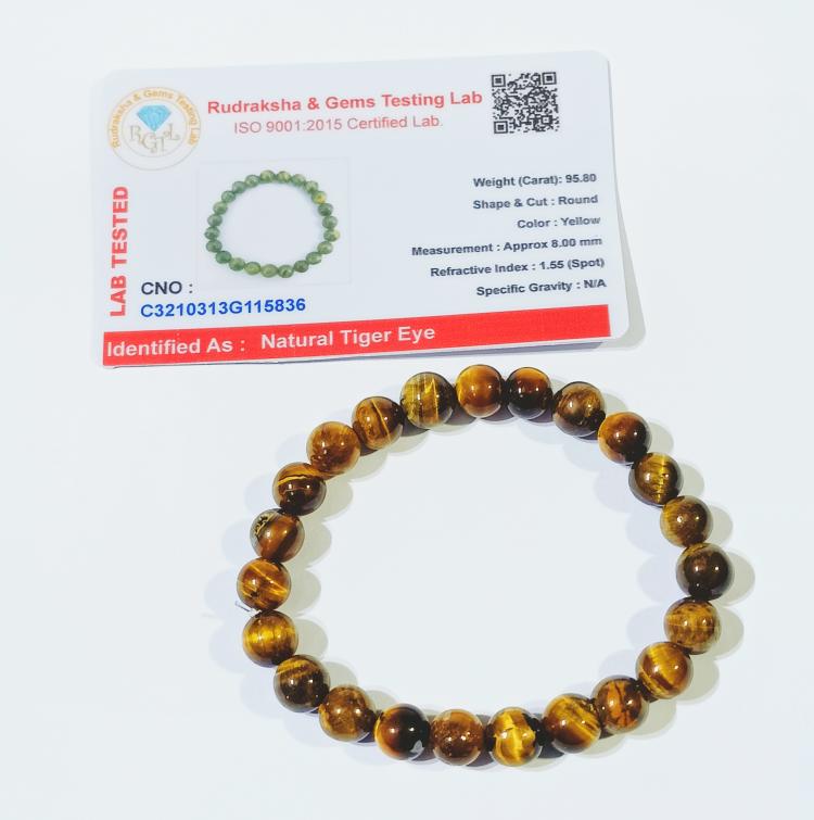Certified Tiger Eye Stone Mala – For Rahu & Original 6mm 108 Beads –  Shivaago